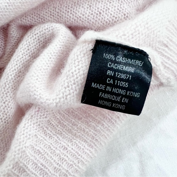 360 Cashmere Kristin Cashmere Cardigan Light Pink Small - Picture 9 of 13